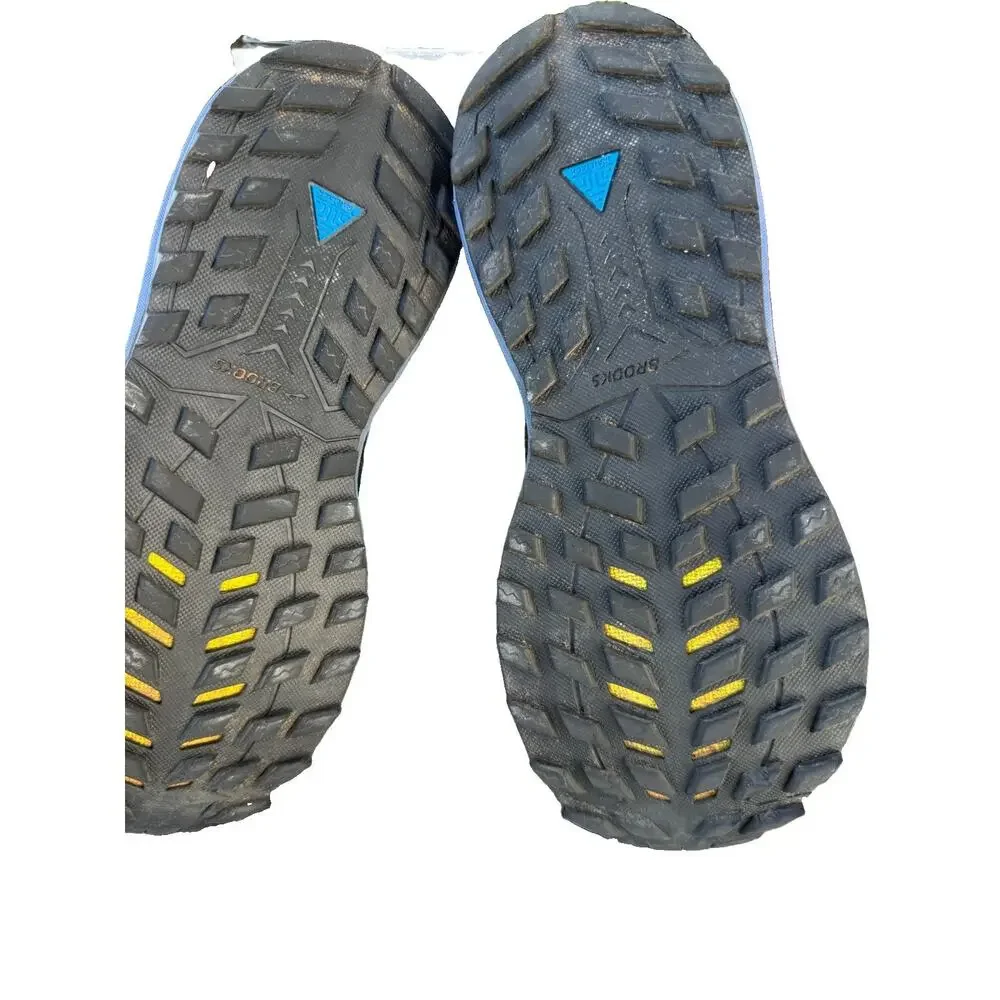 Brooks Cascadia 14 GTX Black Blue Gore-Tex Trail Running Shoes Women’s 7